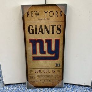 New NY Giants wall canvas